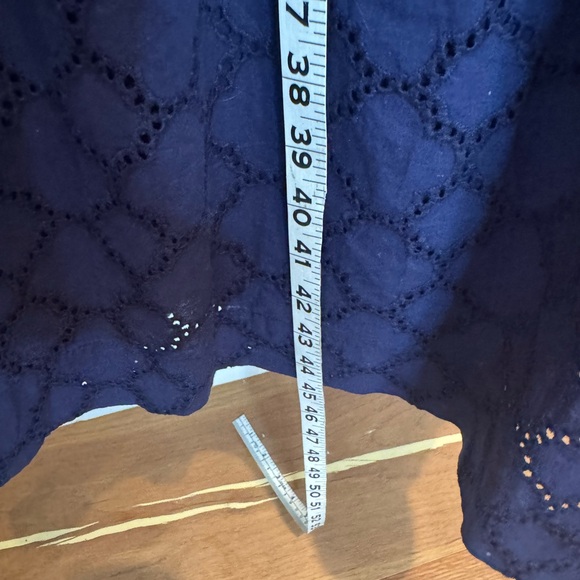 Crown & Ivy Elegant midnight blue Sleeveless Dress. Lined and overlace. Size L. - Picture 13 of 13